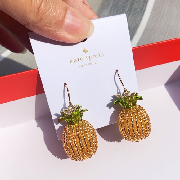kate spade Jewelry - NWT Authentic Kate Spade ♠️ Pineapple Earings kate spade Jewelry - NWT Authentic Kate Spade ♠️ Pineapple Earings